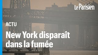 New York prise au piège par une fumée descendue tout droit du Canada [upl. by Nnaarual26]