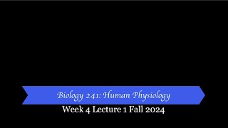 Cypress Biol 241 Fall 2024  Week 4 Lecture 1 [upl. by Labotsirhc]