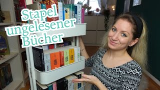 Mein Stapel ungelesener Bücher  tbrBücherwagen  1 [upl. by Nage771]