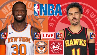 New York Knicks vs Atlanta Hawks NBA Live Scoreboard 2023 [upl. by Bobbi]