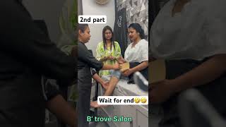 BTrove unisex salon Badaun ComedyVideo SalonRelated hair salonservices trendingshorts budaun [upl. by Irrep]