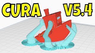 Cura v54  Improved Tree Supports amp Easy Breakaway Brims [upl. by Janina]