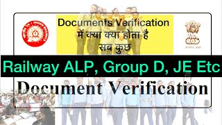 Railway Documents Verification Process DV कैसे होता है सबकुछ वीडियो में मिलेगा railway locopilot [upl. by Yrret472]