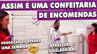 COMO FUNCIONA UMA CONFEITARIA DE ENCOMENDAS  Confeitaria Na Real  Episódio 04 [upl. by Inele]