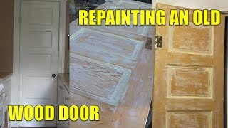 How to Repaint a Wood Door [upl. by Neelahs]