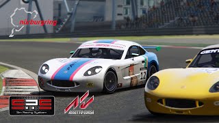 Assetto Corsa  Daily Race4  SRS Ginetta G40 GT5Nurburgring GP GT 2 [upl. by Oeramed]