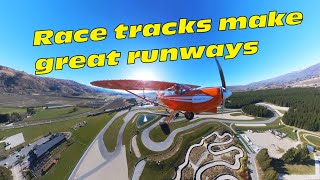 Landing at Highlands Motorsport Park in the Savage Cub [upl. by Darrick]