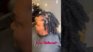 INTERLOCKING W PIPE CLEANER ROLLERSET  MEDIUM LENGTH LOCS [upl. by Polish]