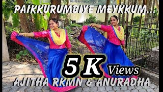 Paikurumbiye Meykkum Dance Cover Ajitha Rkmn and Anuradha [upl. by Iveksarap]