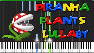 Piranha Plants Lullaby  Super Mario 64 Piano Tutorial Synthesia [upl. by Okire]