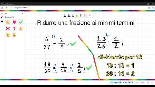 Riduzione ai minimi termini  2nd [upl. by Herahab]