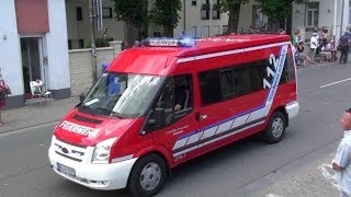 Einsatzfahrzeuge  Hessentagsumzug 2014 in Bensheim [upl. by Sahpec463]