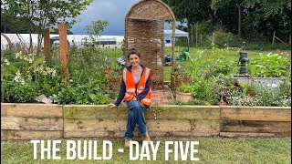 Building an RHS Garden Day 5  RHS Flower Show Tatton Park [upl. by Esadnac]