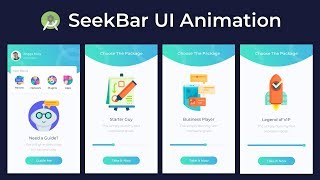 Android Studio Tutorial — Package UI Animation With SeekBar [upl. by Moyer642]