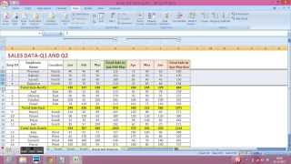 Group and UnGroup in Excel to visualize data [upl. by Ilarrold]