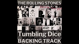 The Rolling Stones  Tumbling Dice Guitar Backing Track [upl. by Rashida]