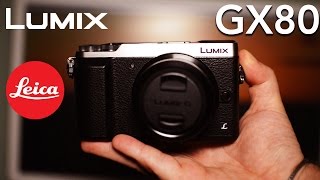 RECENSIONE Panasonic LUMIX GX80K Mirrorless 4K robusta e compatta [upl. by Nihahs]