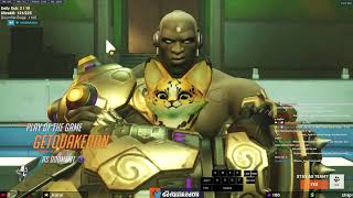 POTG GETQUAKEDON DOOMFIST ROLLOUTS ON PARAISO  OVERWATCH 2 SEASON 12 [upl. by Darice506]