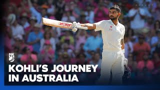 Virat Kohlis most iconic moments on Aussie shores from his legendary career  FSN [upl. by Lemmuela281]