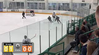 Silver Sticks Game 2 Arvada vs Hyland Hills [upl. by Noraed]