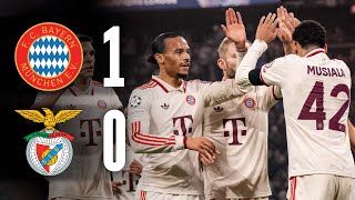 Bayern beat Benfica with Musiala header  Highlights Champions League [upl. by Merrile]