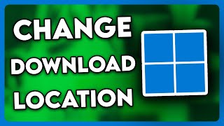 How to Change Download Location in Windows 11 2024 [upl. by Lisandra]