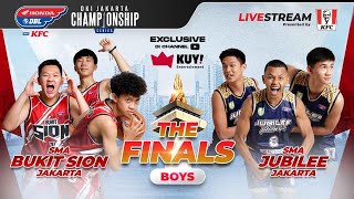 🔴 LIVE SMA Bukit Sion Jakarta Vs SMA Jubilee Jakarta I Final Honda DBL with KFC 2022 [upl. by Kramlich900]