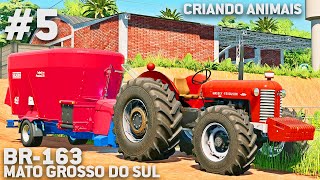 CRIANDO ANIMAIS NO MATO GROSSO DO SUL  FARMING SIMULATOR 22  EP 5 BR163 MS [upl. by Descombes157]