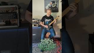 Dan jammin Out of Time ceo mattress metal guitar metalguitarist musicvideo theomenmachine [upl. by Ecal]