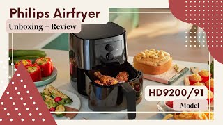 Unboxing  Review Philips Essential Airfryer HD9200 [upl. by Floria]