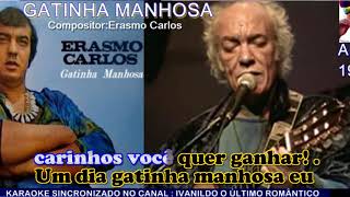 Gatinha Manhosa  Erasmo Carlos  karaoke [upl. by Phillipe]