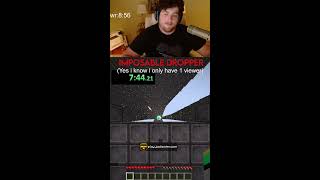 Doing the HARDEST MINECRAFT DROPPER [upl. by Uzial]