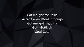 6IX9INE  GOTTI Lyric Video [upl. by Scoville173]