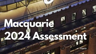 2024 Macquarie Online Psychometric Assessment Tutorial [upl. by Aneehsyt]