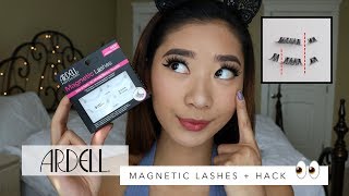 ARDELL MAGNETIC LASHES  HUGE HACK ON GETTING THEM TO WORK [upl. by Puglia]