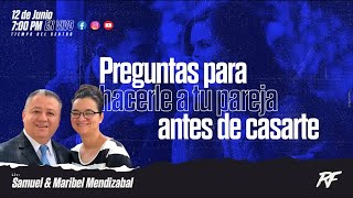 Restaurando Familias – Preguntas Para Hacerle A Tu Pareja Antes De Casarte [upl. by Fanchet]