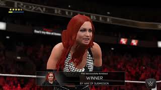 WWE2K17 Royal Rumble PPV 2022  Becky Lynch c vs Doudrop Tamina  RAW Womens Championship [upl. by Nnek]