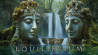 EQUILIBRIUM  Deep Ambient Relaxation Soundscape with Rain  Ethereal Fantasy Relaxing Ambient Music [upl. by Anwahsar]