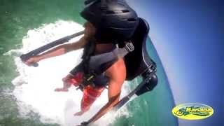 Water Jet Pack fun at banana water sportsVasilkos Zakynthos [upl. by Esdras]