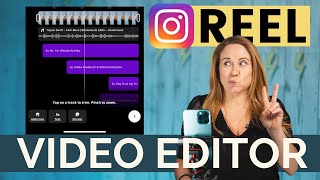 How to Edit REELS in 2023 Using Instagrams Updated Reel Editor [upl. by Nahseez]