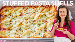 Extra Cheesy STUFFED SHELLS RECIPE [upl. by Deer]