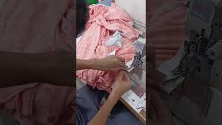 elastic joint on overlock machine video industrialoverlocksewingmachine sewingmachine sewing [upl. by Eciram124]