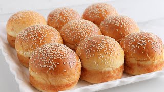 How to make SOFT BURGER BUNS [upl. by Ardenia69]