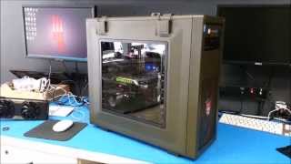 Corsair Vengeance C70 Military Green Intel Core i7 4770K  45ghz nVidia GTX 780 Corsair H100i [upl. by Nivonod]