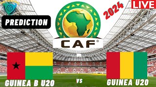 Guinea Bissau vs Guinea CAF U20 Africa Nations Cup 2025 Qualifiers Live [upl. by Canale]