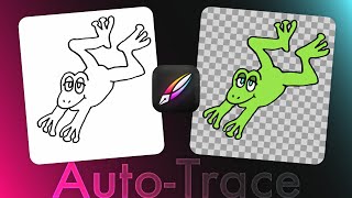 Vectornator Auto Trace How to Turn Procreate Drawings To Vector Graphics SVG [upl. by Alina]