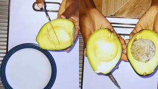 HOW TO CUT AN AVOCADO CREAMY AVOCADO ASMR [upl. by Falo]