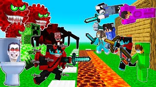 Best of Minecraft  MONSTERS vs Most Security House Tagalog [upl. by Sivar323]