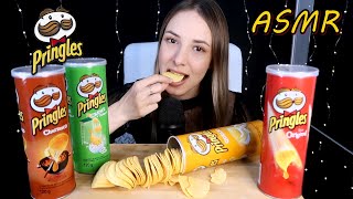 ASMR MUKBANG  BATATAS PRINGLES VÁRIOS SABORES  SONS CROCANTES [upl. by Innoc]