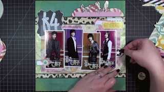 Scrapbook Layout Boys Over Flowers 12quotx12quot [upl. by Ayoras744]